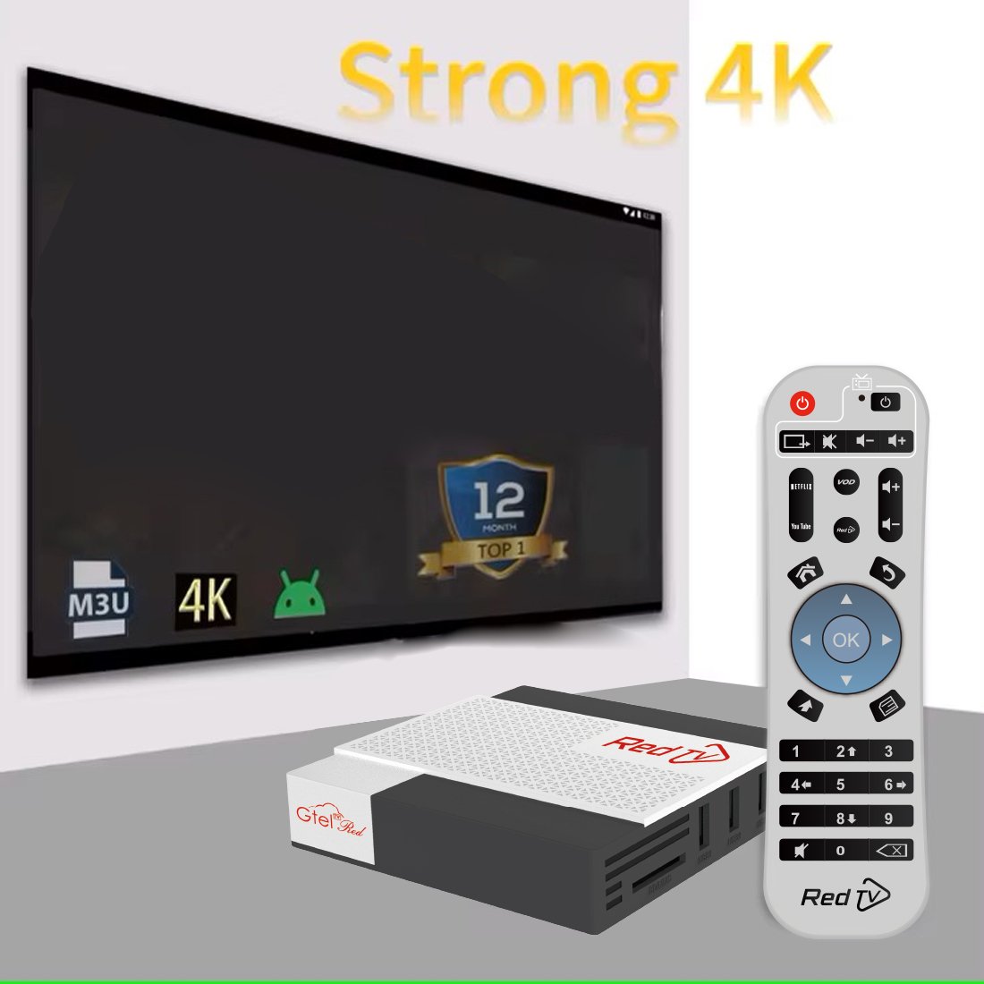 Best Factory Price GT-11 Android 10 Smart TV Box 2gb 16gb Set Top Box with Service 24-Hour Free IP TV