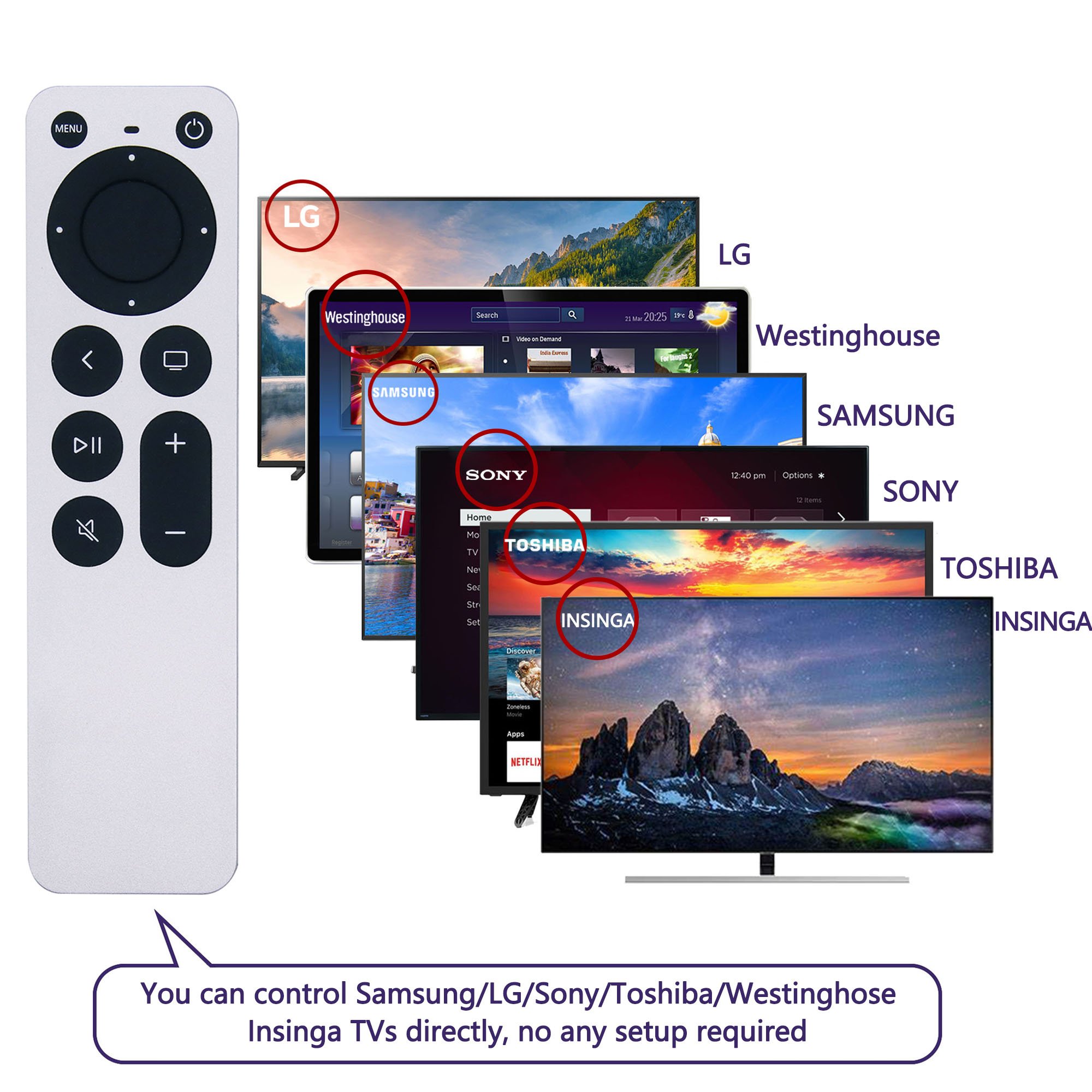 Easy Replacement Tv Apple Smart Universal Infrared Module Control For Tvs Remote Controls