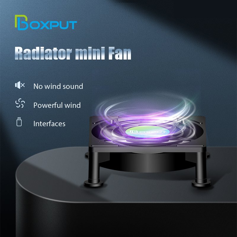 Boxput C1 Plus Cooling Wireless Silent Quiet Cooler DC 5V USB Power Radiator Mini Fan Fan for Android TV Box Set Top Box X88 TX3
