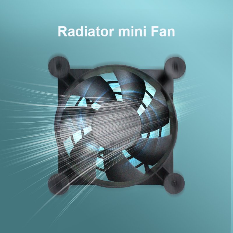 Boxput C1 Plus Cooling Wireless Silent Quiet Cooler DC 5V USB Power Radiator Mini Fan Fan for Android TV Box Set Top Box X88 TX3