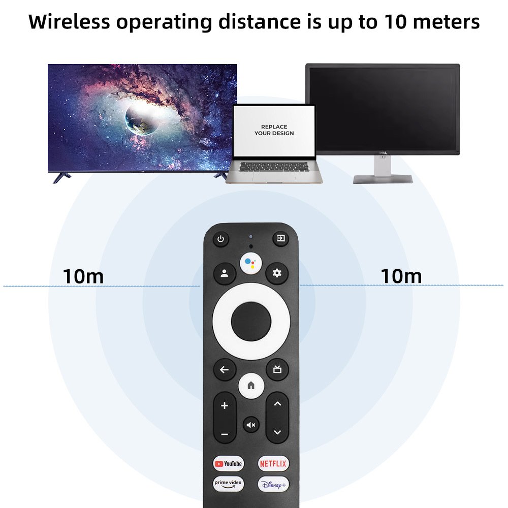 2024 New Voice Remote Control Compatible Onn TV Box H96 Max HAKOPRO MECOOL Android TV Stick Google Certified Set-Top Box