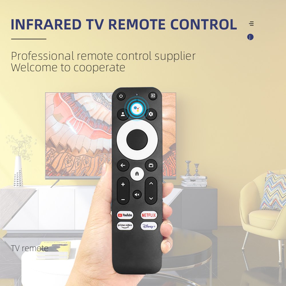 2024 New Voice Remote Control Compatible Onn TV Box H96 Max HAKOPRO MECOOL Android TV Stick Google Certified Set-Top Box