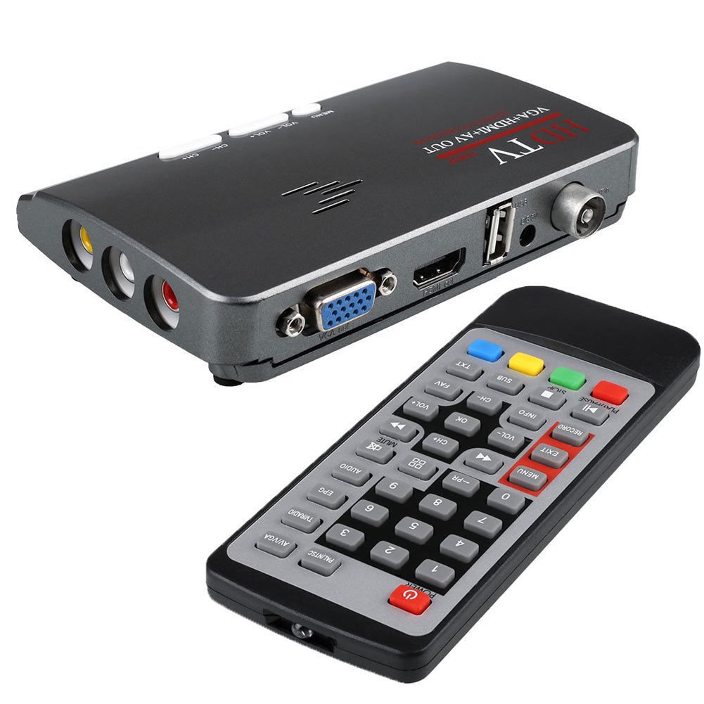 VGA DVB-T2 TV Set Top Box DVB-T2 Digital HD-MI PC TV Box for LCD LED Monitor