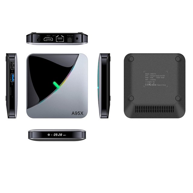 Network TV A95X F3 AIR set-top box 4GB/32GB S905X3 high-definition network box TV BOX Android 9.0