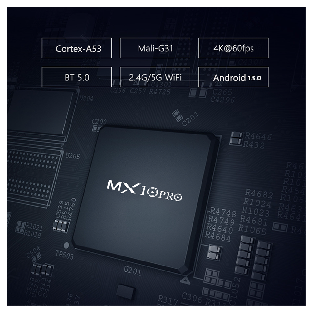MX10 pro S905L tv box smart 6k 4GB 32GB arabic iptv box Android 13 set top Tv Box MX10 Pro