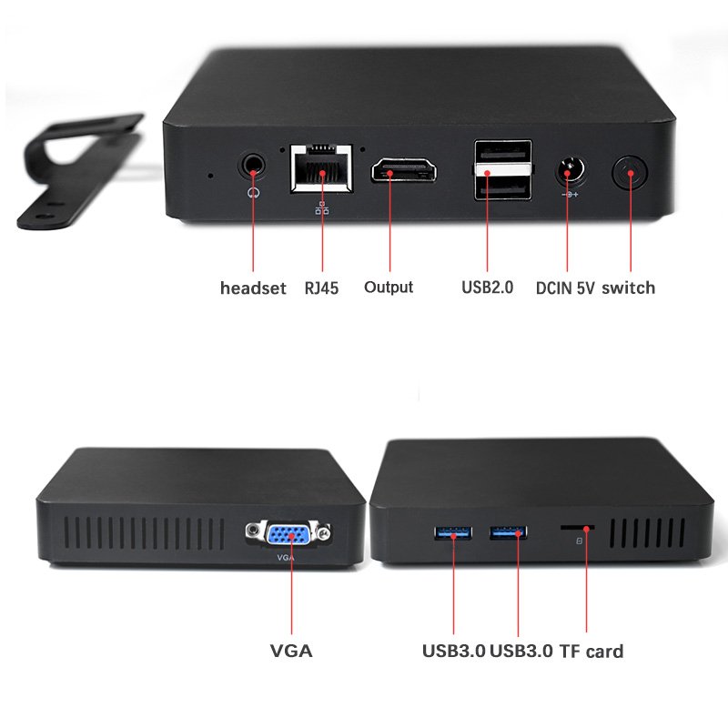 OTT Android Box with Wifi LAN VGA 4K HD-MI Out Smart Box Set Top Box Quad Core 4k Satellite Receiver Tv Receiver Dvb 4k DC 5V