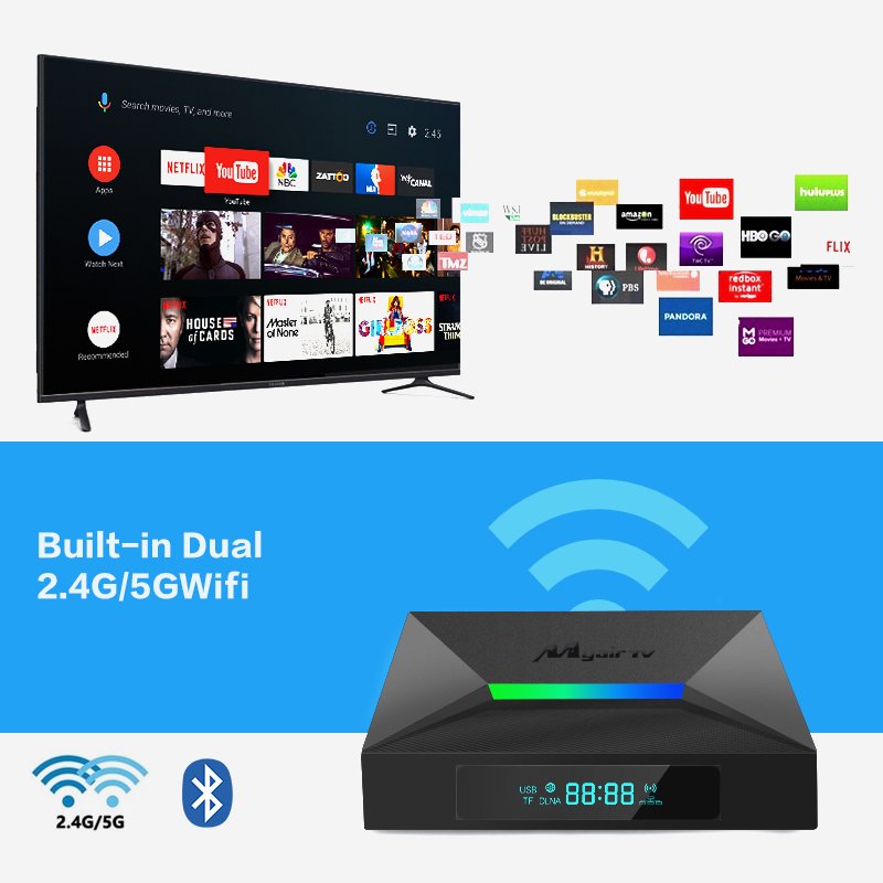 Factory Direct Smart Tv Box Android 4K Game Ultra HD TVbox Set-Top Box 6K TX9 Pro Android Tv Box