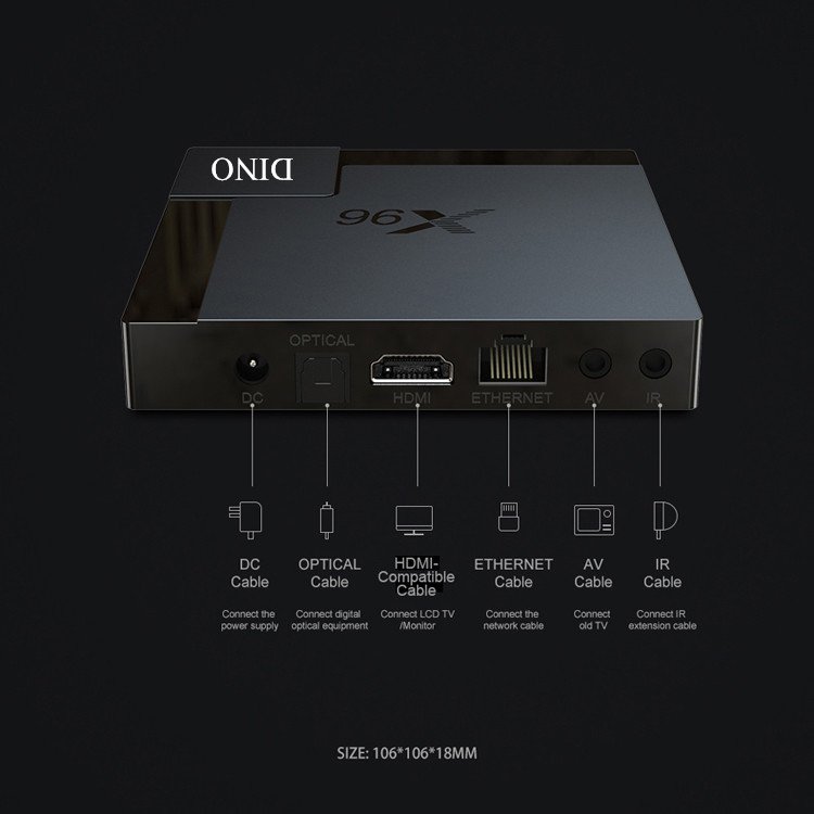 New Android 10 Dino Leadcool Set Top Box Allwinner H618 Smart TV Box UHD 4K 1080P BT5.0 WIFI 5G