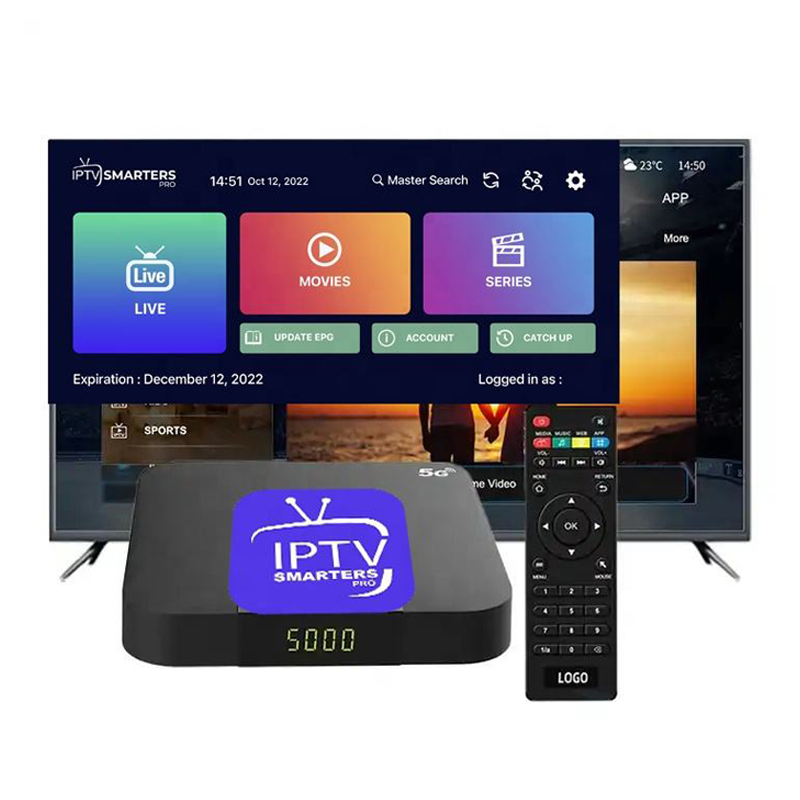 Strong 4K ott Android TV Box Smart IP TV Trex Media Player Set-top Box Hot Sell EX YU Germany Austria Albania IP TV