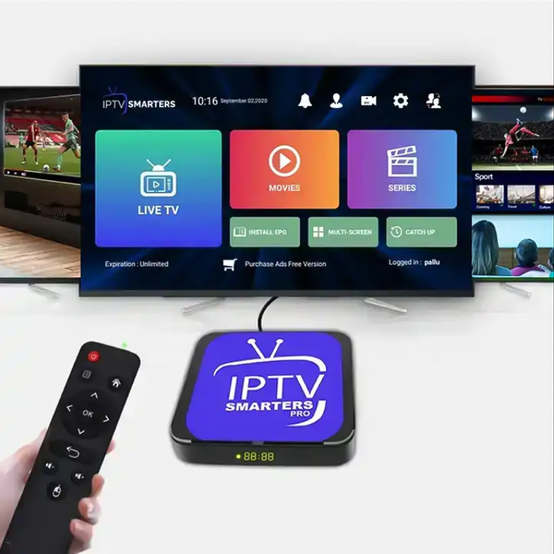 Strong 4K ott Android TV Box Smart IP TV Trex Media Player Set-top Box Hot Sell EX YU Germany Austria Albania IP TV