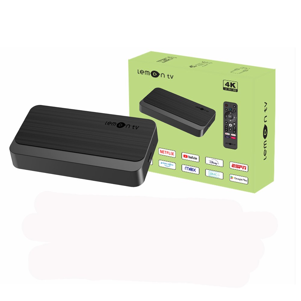 Custom 4GB 32GB Lemon TV Quad Core Smart Android 12.0 Box
