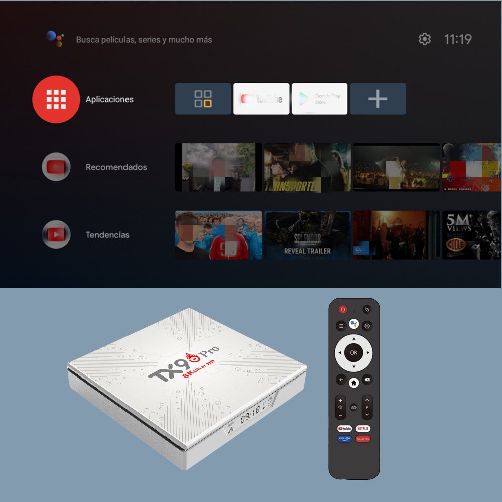 New product TX90 box Russian wholesale AIIwinner H618Quadcore cortex-A53 Mali-G31 MP2 2/16g