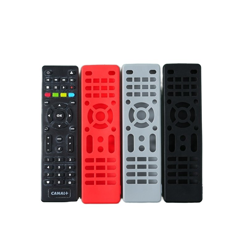 The new thick anti-drop and waterproof protection silicone shell covers the universal remote control for CANAL+ TV set-top box