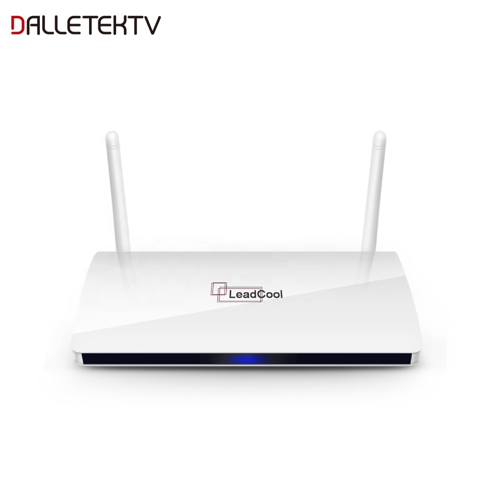 Leadcool Android 9.0 Set-top Box Wi-Fi Android Tv Fibre Amlogic S905W Smart Tv Box Support 4K Quad Core IPTV Set-Top Box
