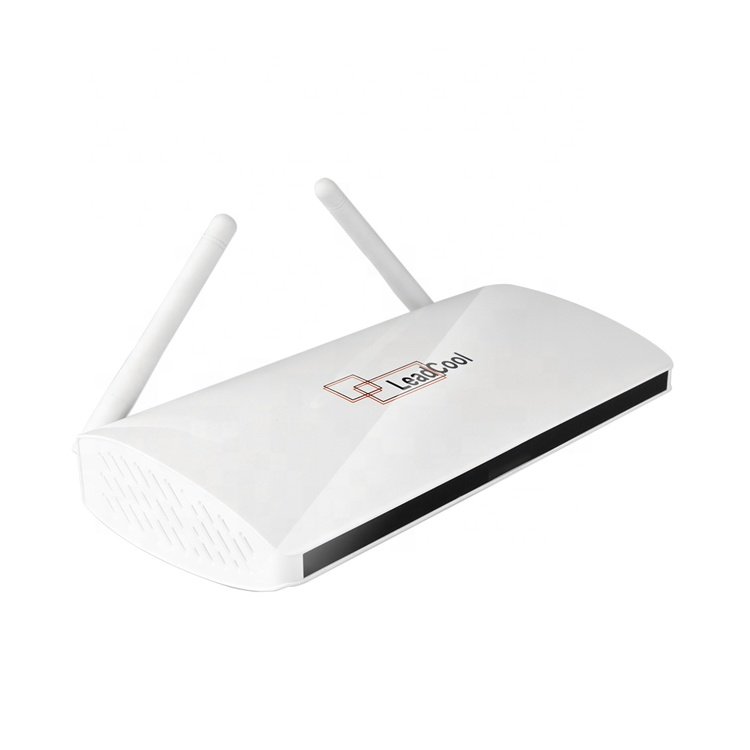 Leadcool Android 9.0 Set-top Box Wi-Fi Android Tv Fibre Amlogic S905W Smart Tv Box Support 4K Quad Core IPTV Set-Top Box