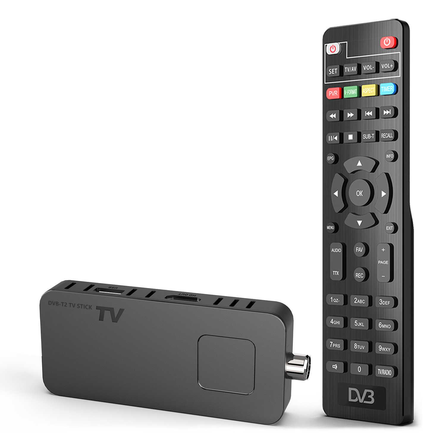 Factory Cheap Price HD 1080P H265 DVB T2 GX6706S5 TV Tuner Stick Set Top Box Terrestrial Receiver Mini DVB T2 Stick Decoder