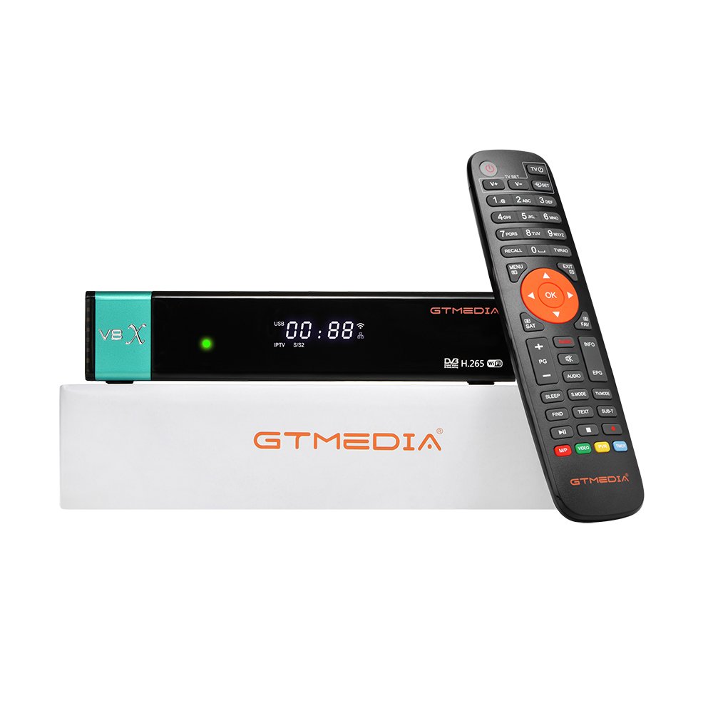 1Year warranty with Mars GTMedia V8X IP SAT TV Set Top Box DVB-S/S2/S2X Free to Air FTA Digital WIFI Satellite Receiver decoder