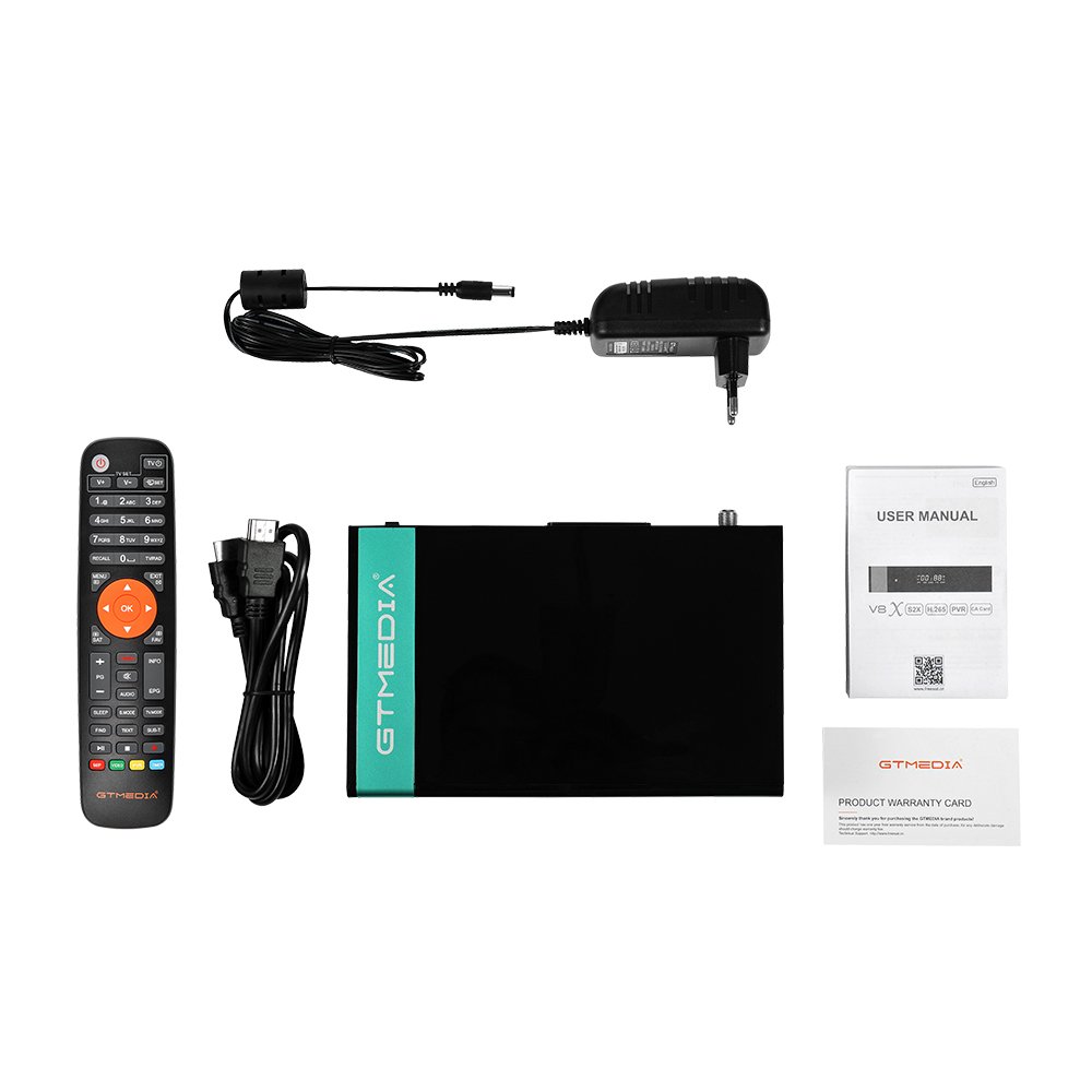 1Year warranty with Mars GTMedia V8X IP SAT TV Set Top Box DVB-S/S2/S2X Free to Air FTA Digital WIFI Satellite Receiver decoder