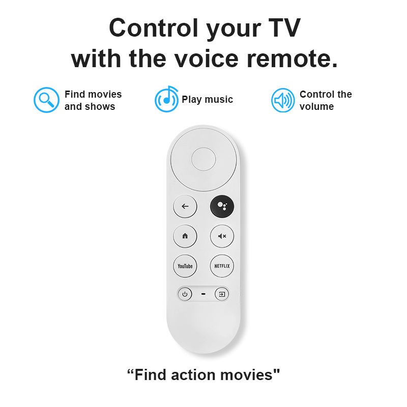 Voice BT set -top box remote control G9N9N universal remote control TV 4k Support Netflix Google Chromecast Certified ATV system
