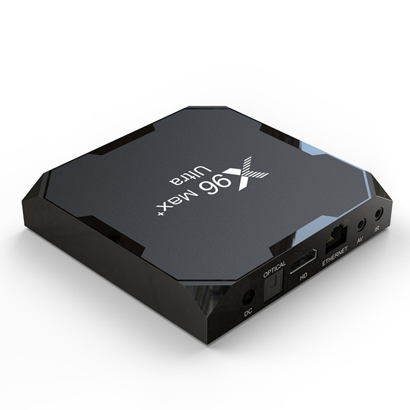 Top selling X96 Max Plus Ultra S905X4 chip 4G RAM 32G 64G ROM Android 11 TV box 8K dual WiFi set top box support voice remote