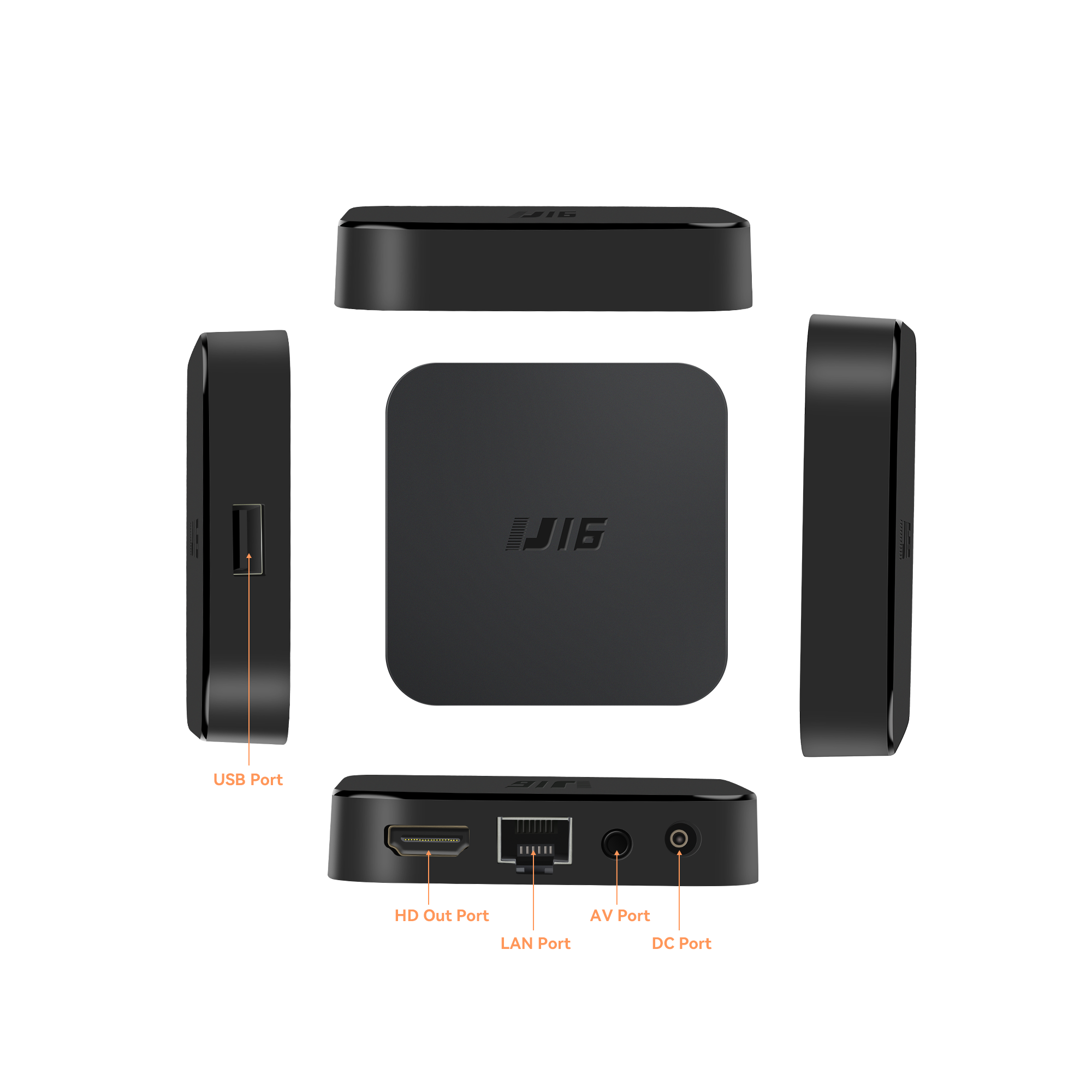 Smart TVBox 2.4G/5Ghz Wifi 6K HD H.265 4GB 32GB JUNUO MINI Media Player Allwinner H313 Set Top Box Android Tv Box