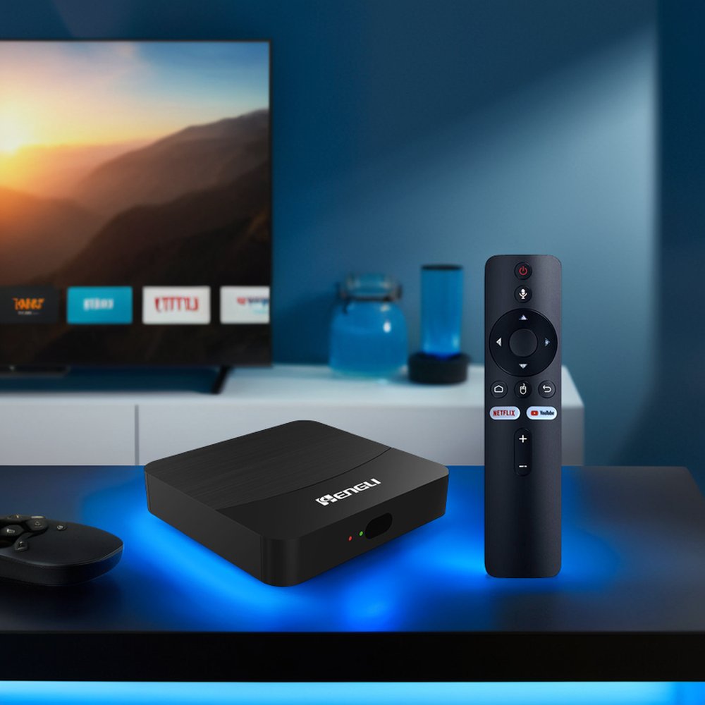 wholesale 4K set-top box full hd smart OTT android tv box with custom Logo