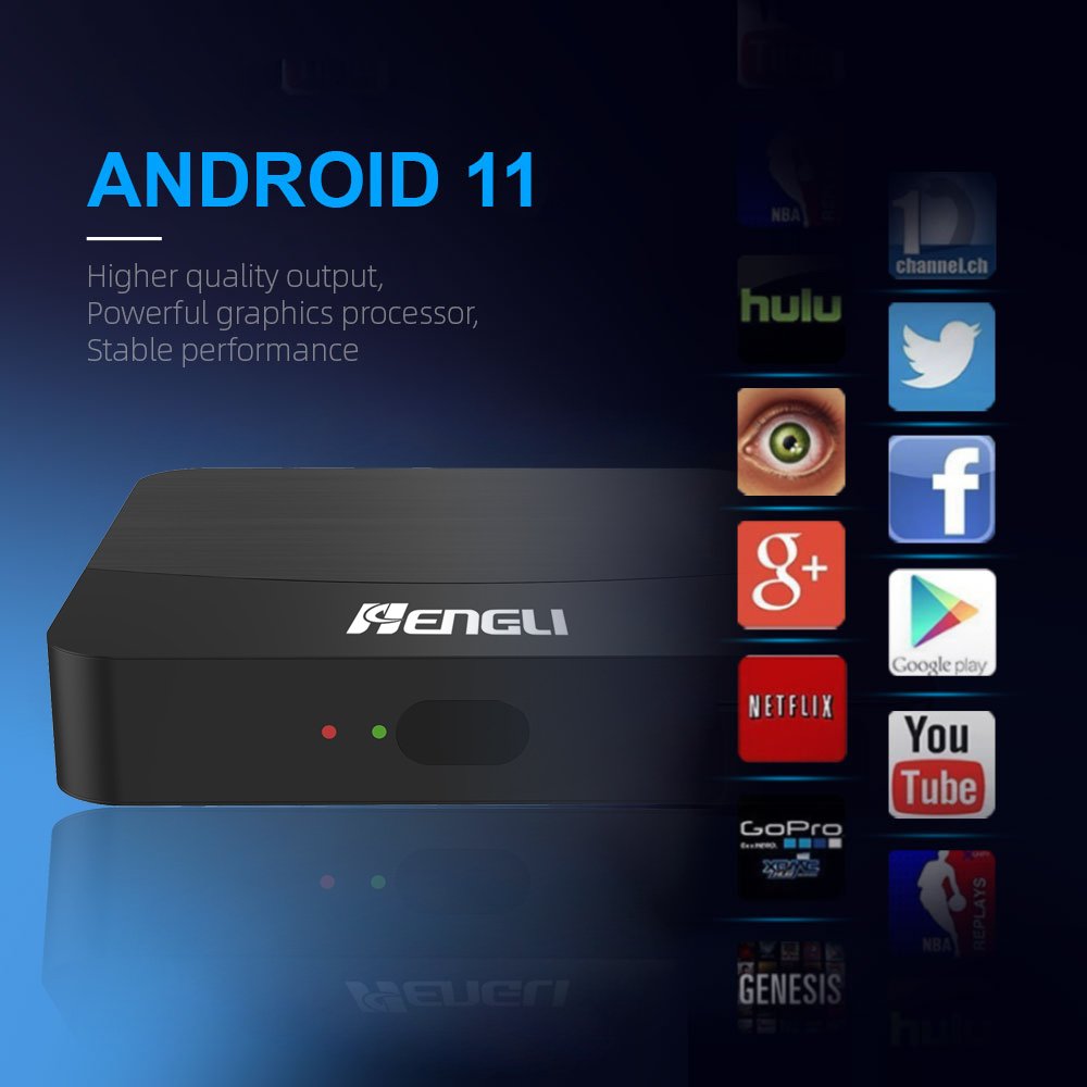 wholesale 4K set-top box full hd smart OTT android tv box with custom Logo