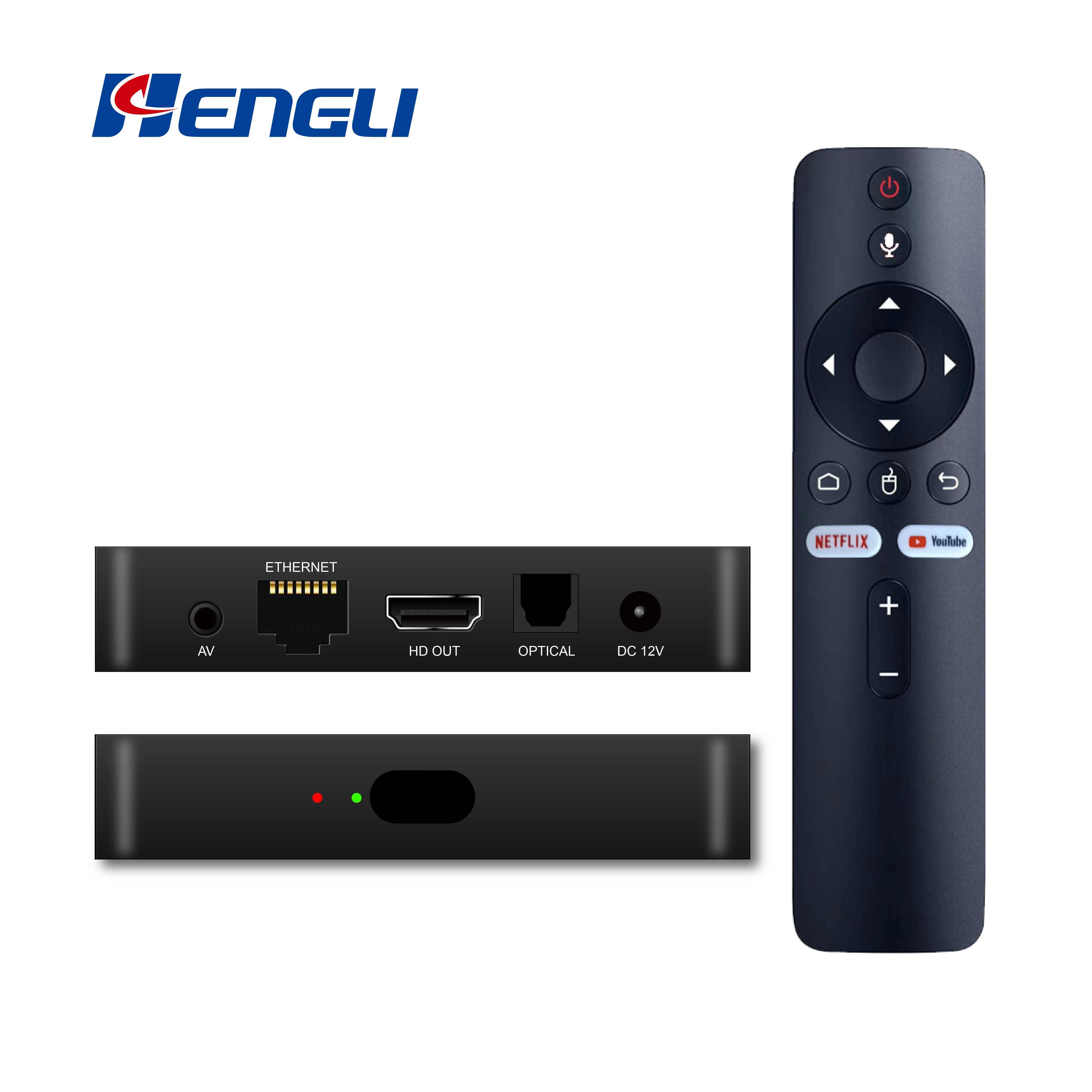 wholesale 4K set-top box full hd smart OTT android tv box with custom Logo
