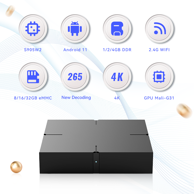 Good Quality 4k Smart TV Box Quad Core bT 5.0 Amlogic S905X3 IP TV Set Top Box OTT HD Android 11 Remote Control Android TV Box