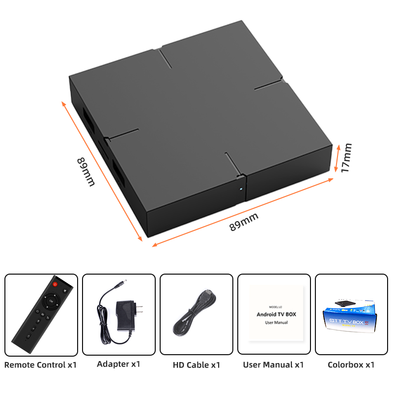 Good Quality 4k Smart TV Box Quad Core bT 5.0 Amlogic S905X3 IP TV Set Top Box OTT HD Android 11 Remote Control Android TV Box