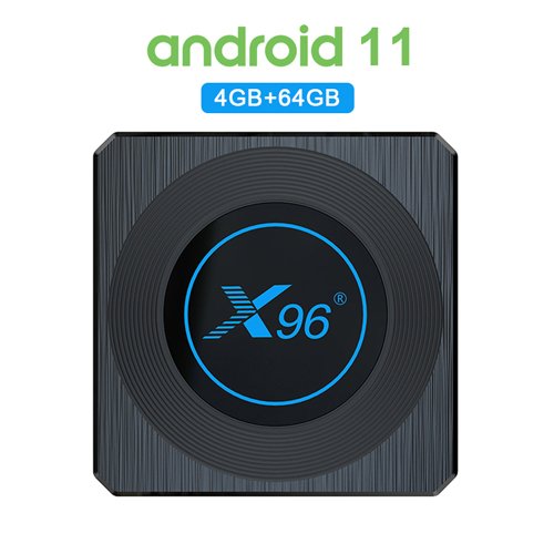 New Leadcool Android 11 X96 X4 Smart TV Box 8K UHD Video Set Top Box Quad Core S905X4 BT4.1 WIFI 5G Ram 4GB Rom 64GB