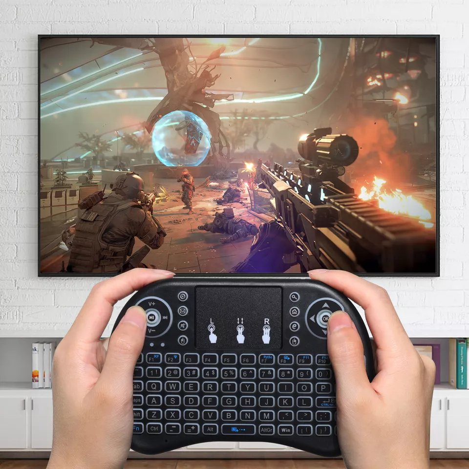 Hot Selling Cheap Price I8 Mini Wireless Keyboard 2.4g Fly Air Mouse 3 Colors Backlit Touchpad Handheld For Android Tv Box