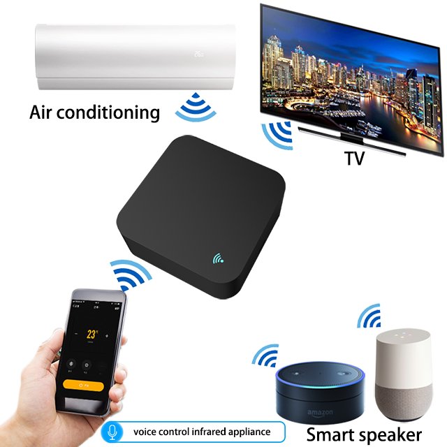 Tuya Smart IR Remote Control for Air Conditioner TV DVD AC Works with Alexa,Google Home WiFi Smart Home for Air Conditioner