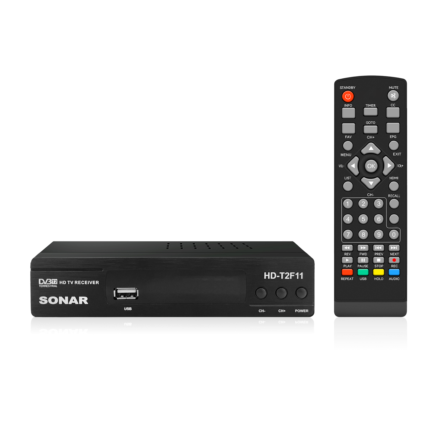 Set-top box Full HD Digital TV Box dvbt2 decoder TV Receiver SONAR DVB-T2 Set Top Box