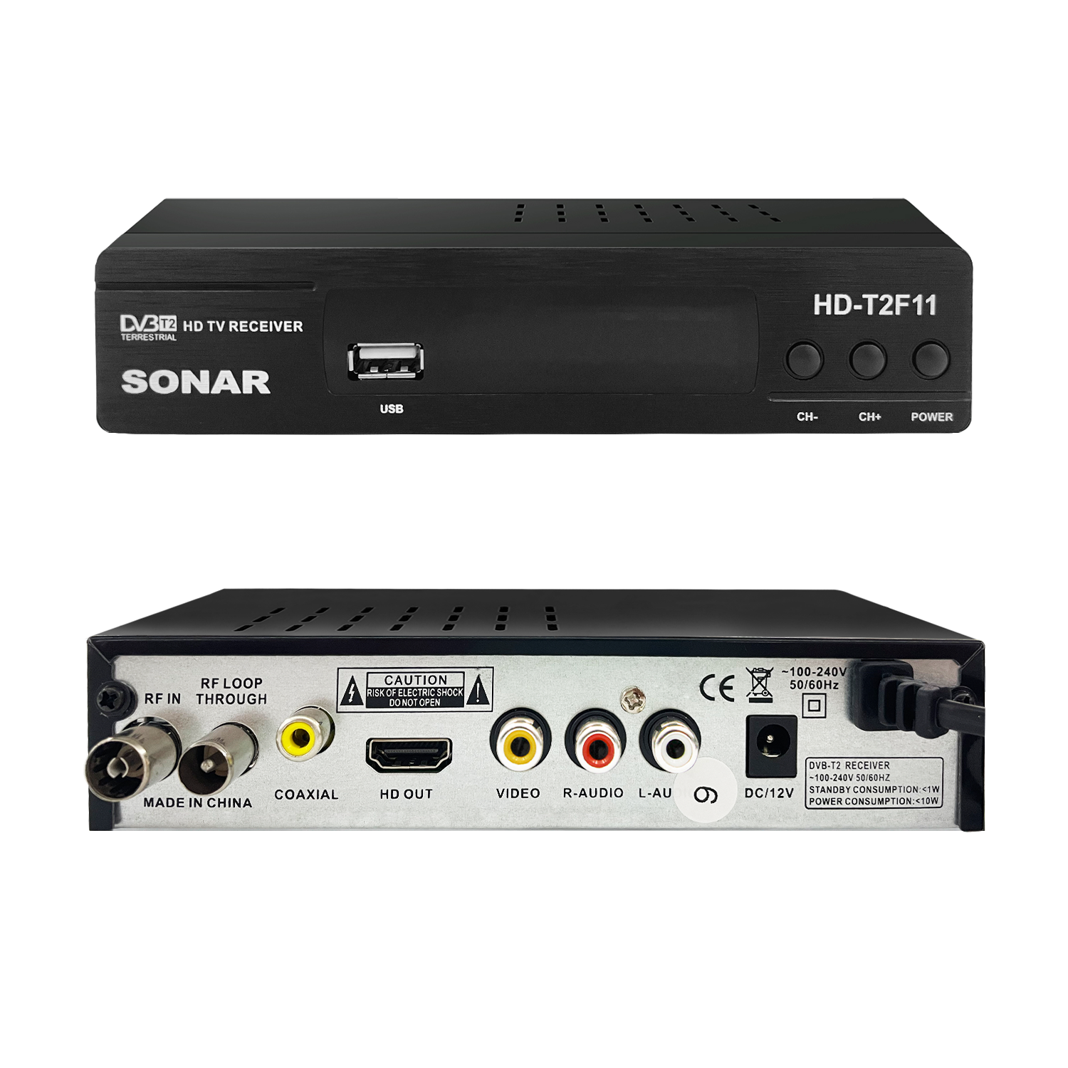Set-top box Full HD Digital TV Box dvbt2 decoder TV Receiver SONAR DVB-T2 Set Top Box
