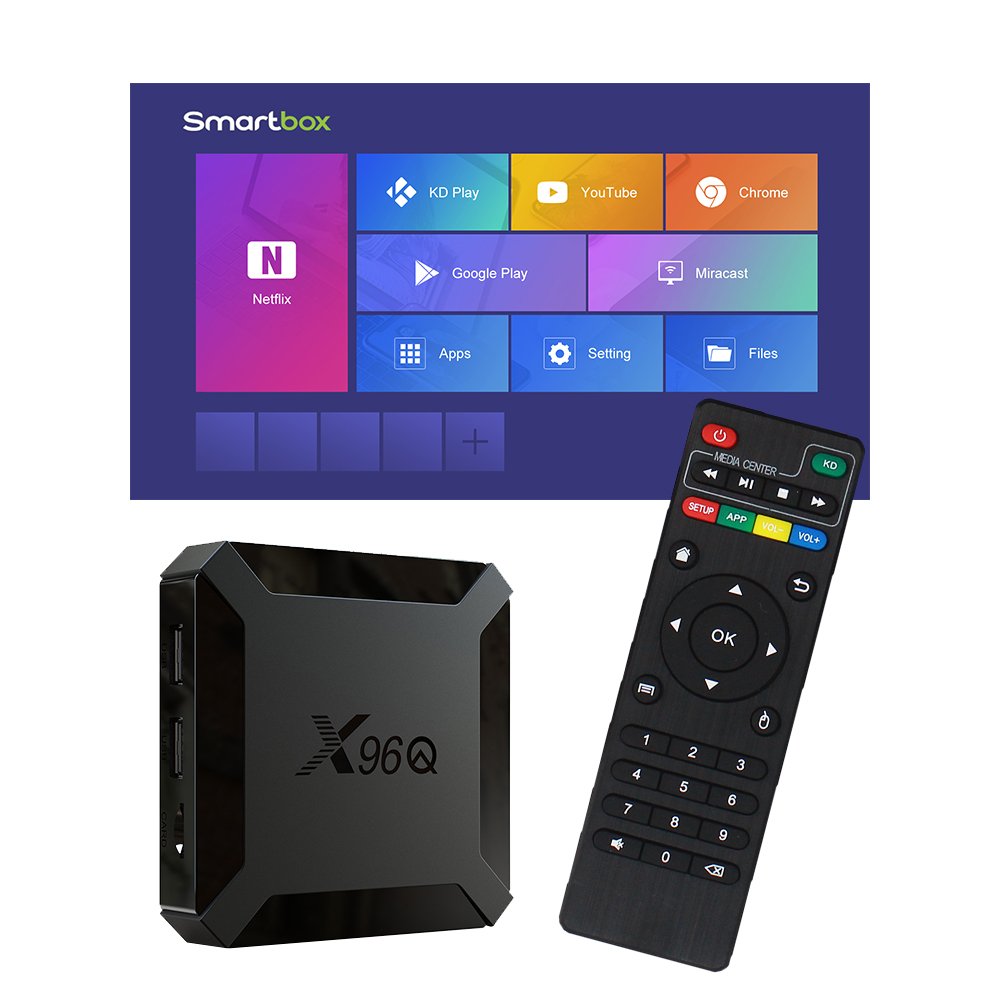 Best Seller Factory X96Q H313 Android 10 Tv Box 1Gb 2 Gb 8Gb 16Gb Sigal Wifi Good Price Fun Play Free Sample Set Top Box