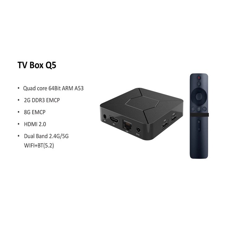 Android Player Set top Boxes Android box Q5 Android 13 ATV Allwinner H313 4K Smart TV Box