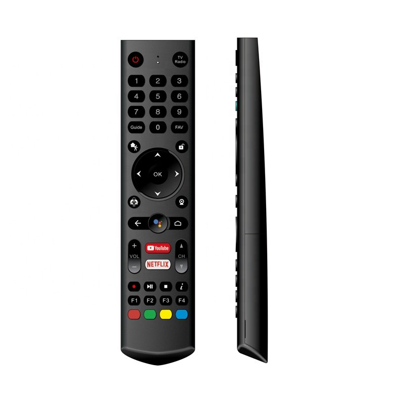 custom IR android tv box remote control with 44 buttons learning controller