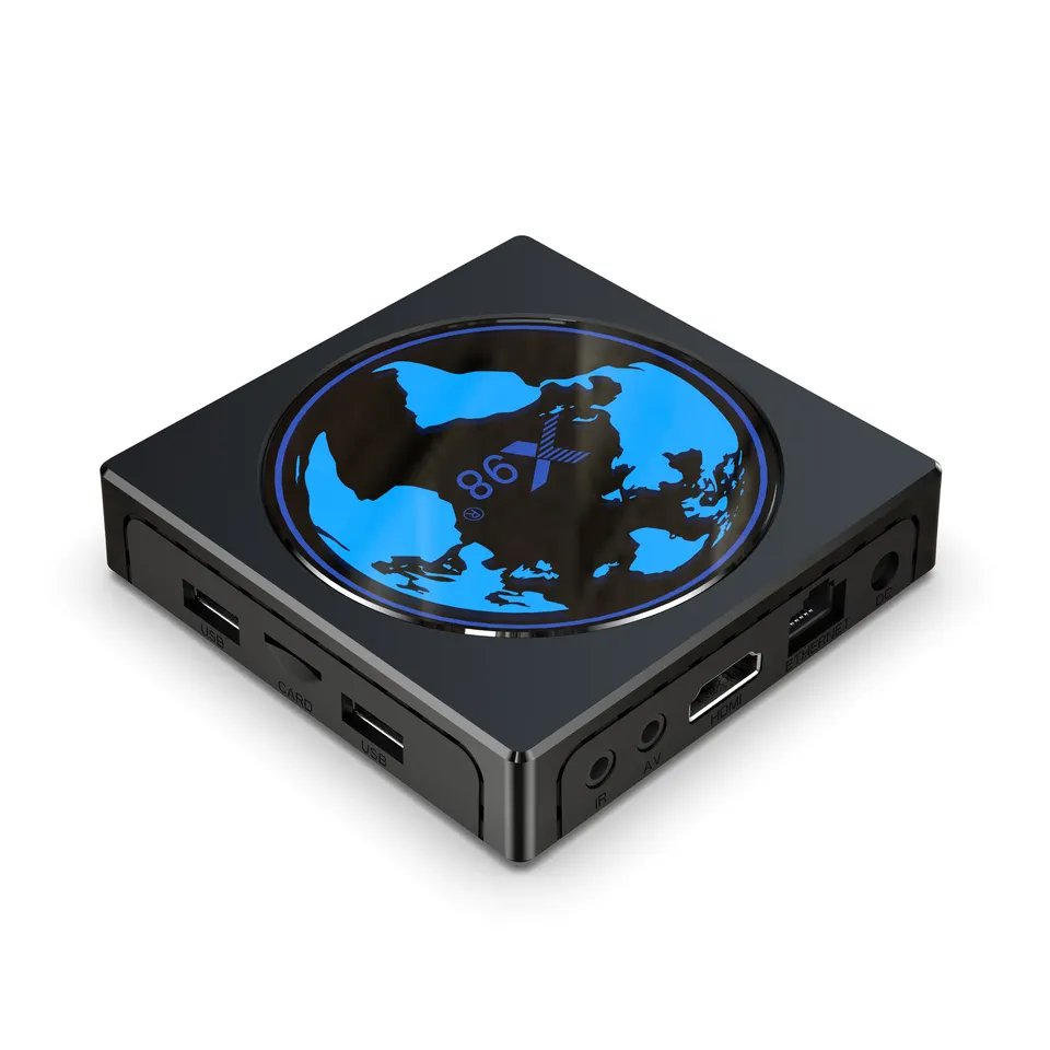QunShi Factory Price tvbox Android 11 4K IPTV Set Top Box Amlogic S905w2 X98 mini 2GB 16GB Smart Android OTT TV Box Media player