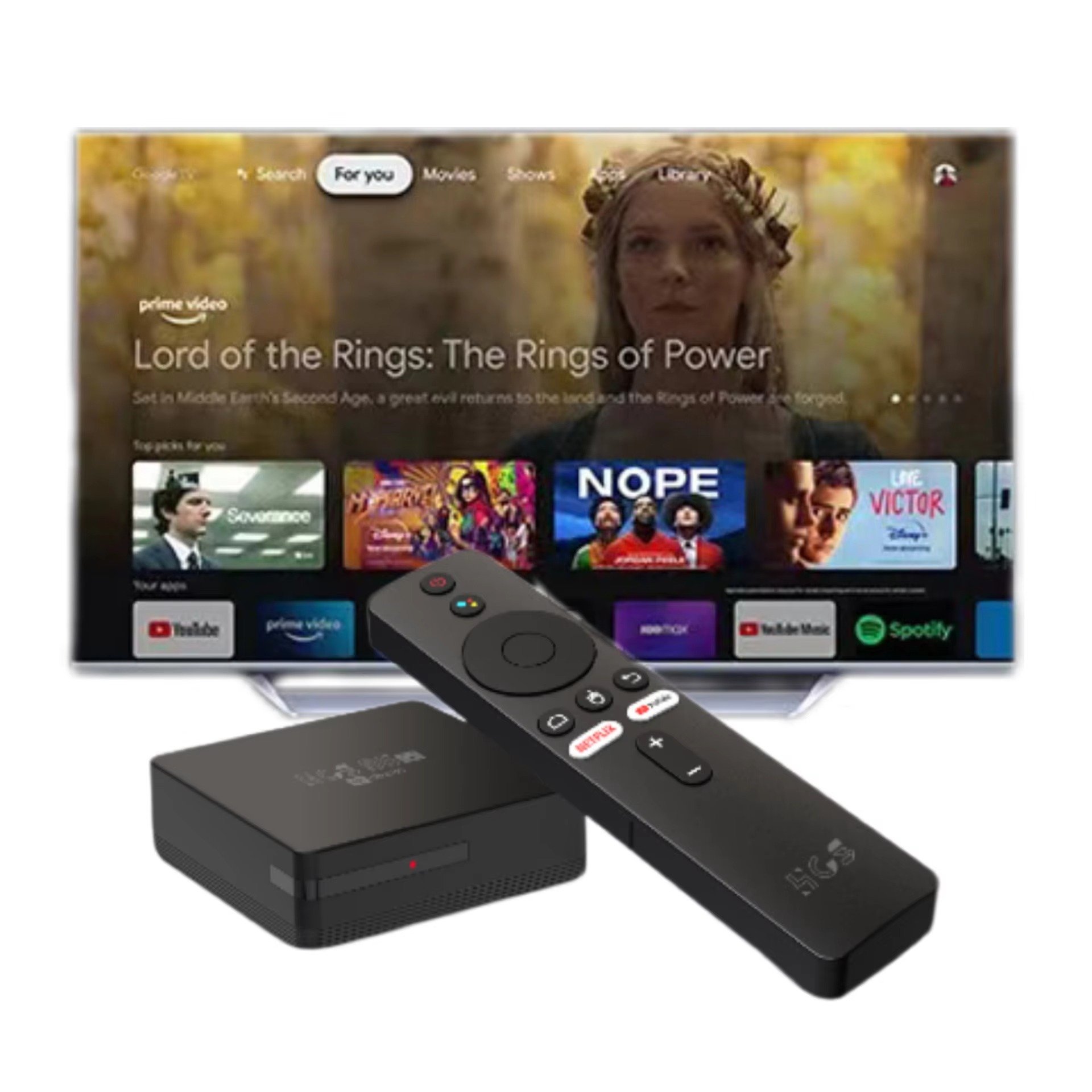 HCS96-C1 2GB ram 16GB rom Tv box Android 13 Media Player Smart TVBox Quad Core 5G WIFI 4K Set-Top Box Android TV Box