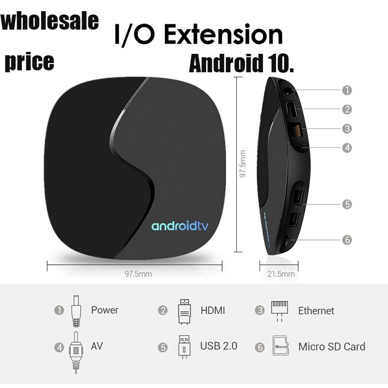 4K Set Top Box free test V96 2GB 16GB Android 12 IPTV box Android TV box for USA CANADA UK Netherlands