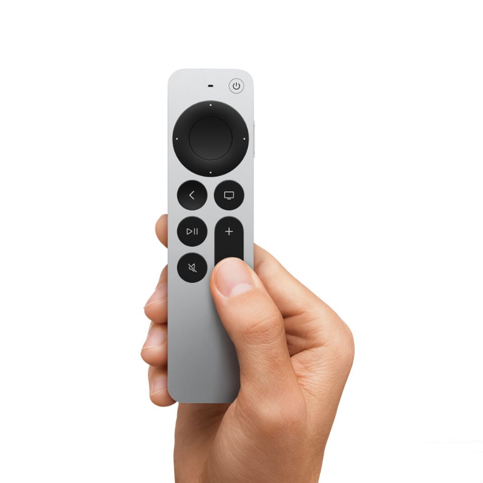 Latest Generation Siri Remote Control for Apple Set Top Box New Replacement Silver ABS Material RF Wireless Communication