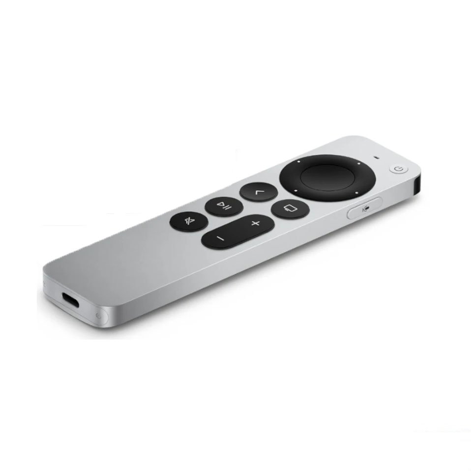 Latest Generation Siri Remote Control for Apple Set Top Box New Replacement Silver ABS Material RF Wireless Communication