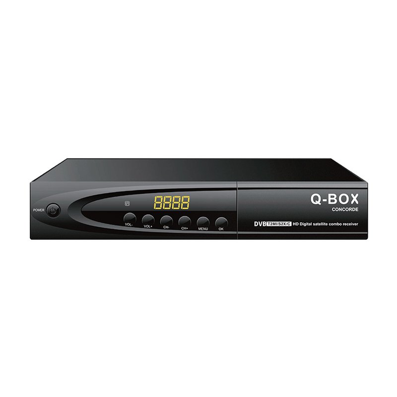 Q-BOX CONCORDE tiger decoder digital satellite tv receiver without dish free to air set top box satellite tv receiver