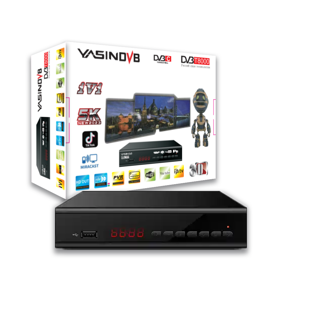 DVB-T2 DVB-C FTA free to air TV Receiver TDT HD Decoder Set Top Box for Russia Europe Africa Middle Asia