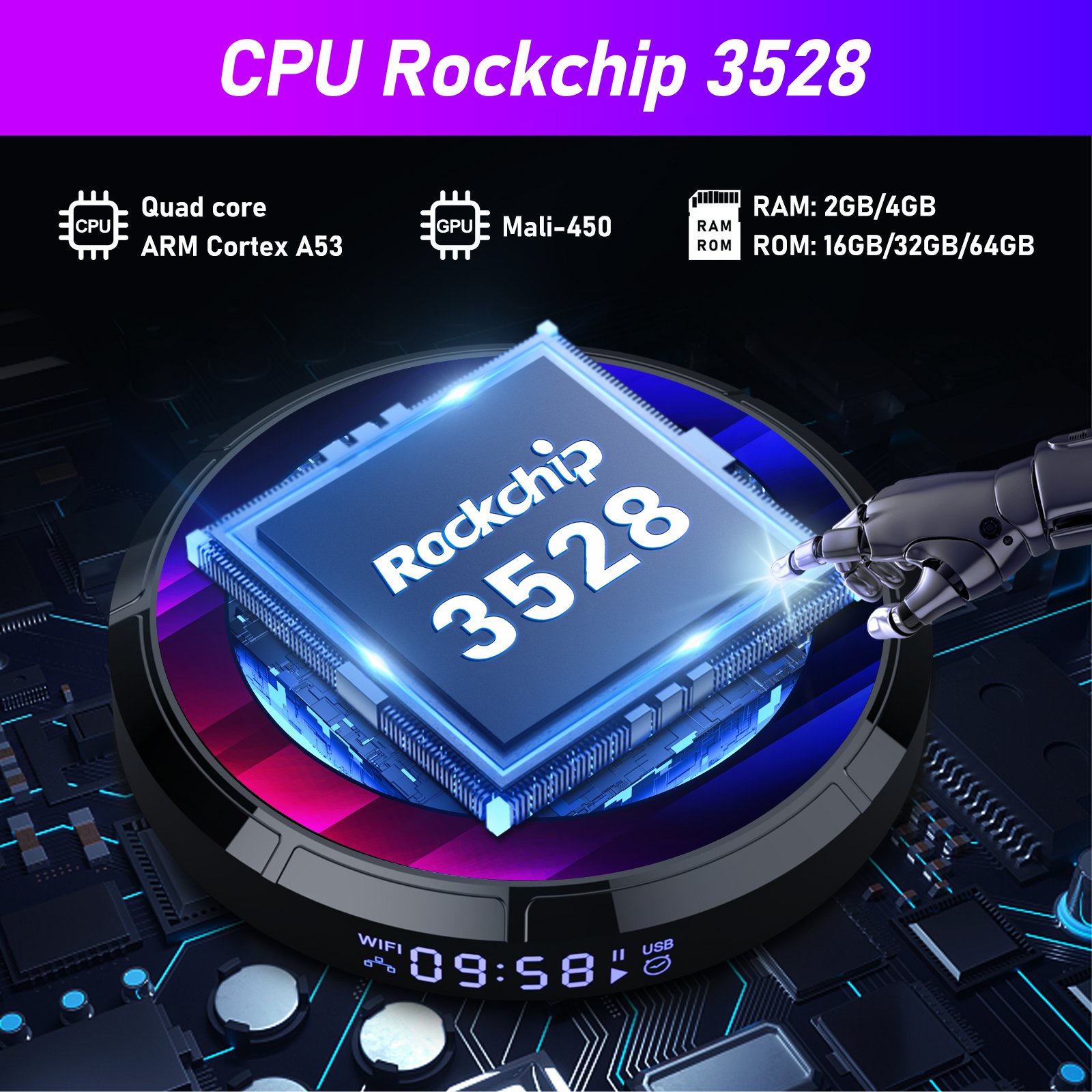 New product 8K Android 13 TV Box rockchip RK3528 2.4G 5G Dual WiFi 6 2GB 4GB RAM 16GB 32GB 64GB ROM H96MAX M2 IPTV Set Top Box