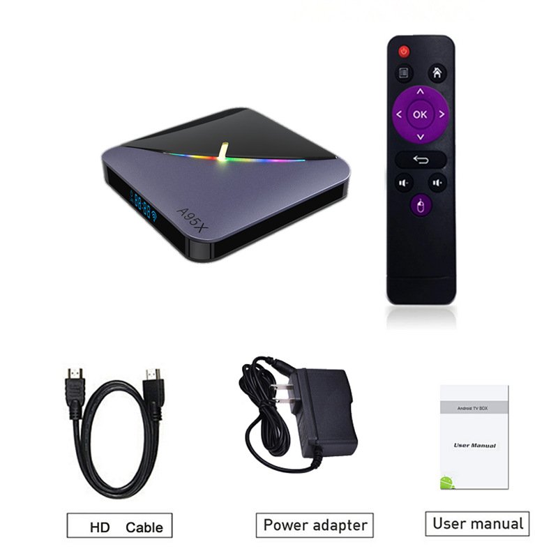 New arrival A95X F3 AIR II Android 11 tv box amlogic 2.4g 5g dual wifi BT smart set top box A95X F3 AIR II