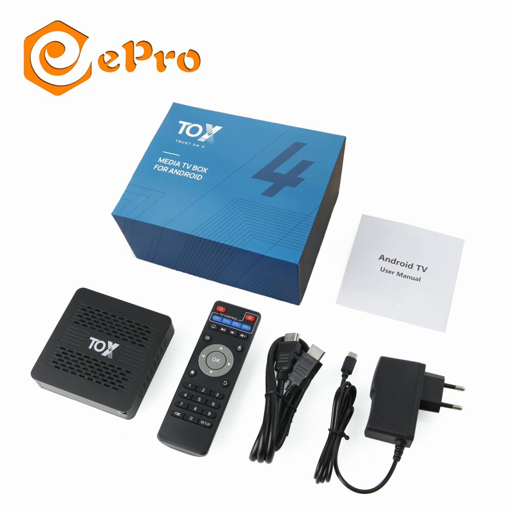 2024 Ugoos TOX4 new model RK3528 4G 32G Android 13 TV Box Dual WiFi 1000M epro brand BT5.0 DDR3 Smart Set top box Media player