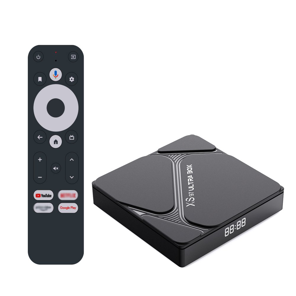 XS97 Ultra Box 4K Amlogic S905 Set-top box Android 11 Quad Core Tvbox 4GB 32GB Av1 IPTV TV Box with BT Remote