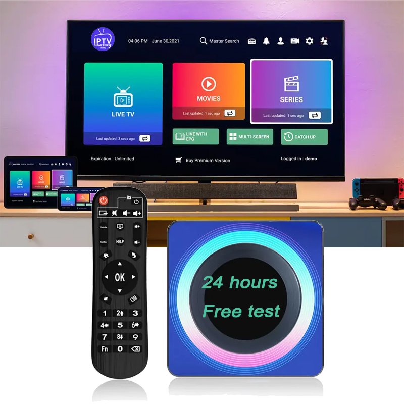 2024 New Stable Premium 4K Set Top Box 16GB World OTT Android Smart IPTV Megaott Box